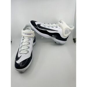 NIKE Alpha Huarache Elite 4 Mid Metal Baseball Cleats Men's Size 12 FD2744-101